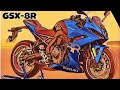 Suzuki gsx8r essai route