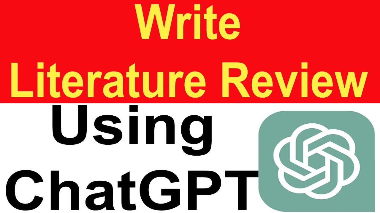 how to write a literature review using chatgpt