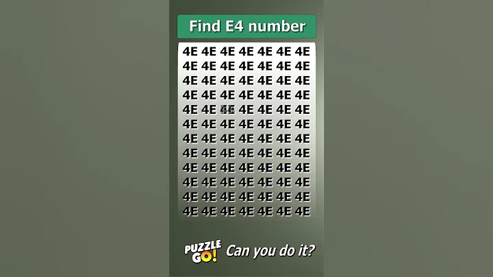 Tell me where 4E | Math Puzzle #shorts #different #puzzles #opticalillusion