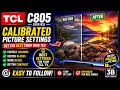 TCL C805 Series TV Setup Guide: Fix Picture Quality in Minutes
