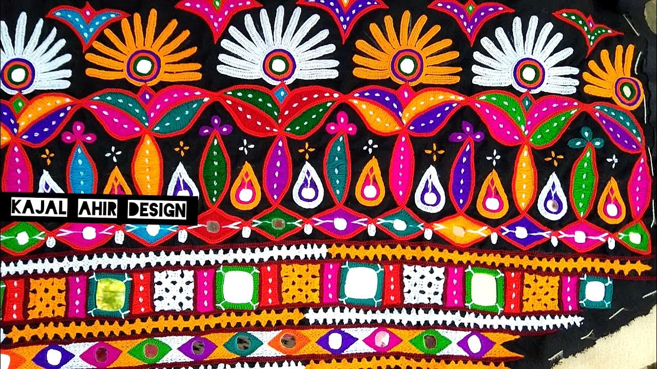 Kutchhi work embroidery.ahir work