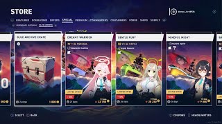 25 containers | Blue Archive x World of Warships Legends screenshot 2