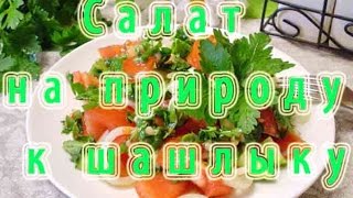 Салат на природу к шашлыку Салат на природу к шашлыку