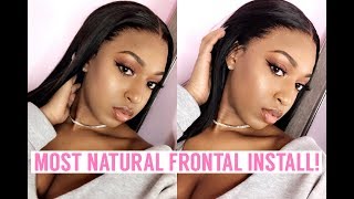 MOST NATURAL FRONTAL INSTALL | GRWM