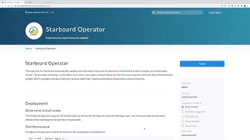 Introducing the Starboard Operator