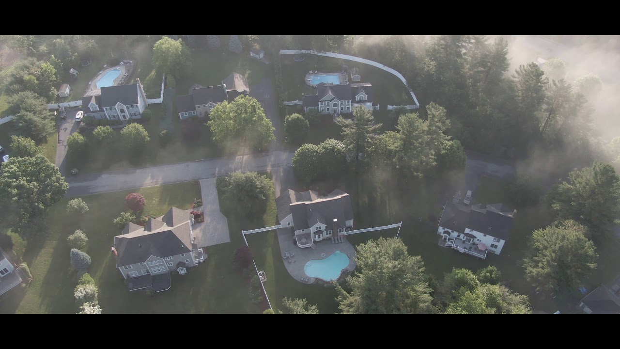 Foggy Cinematic Drone Footage