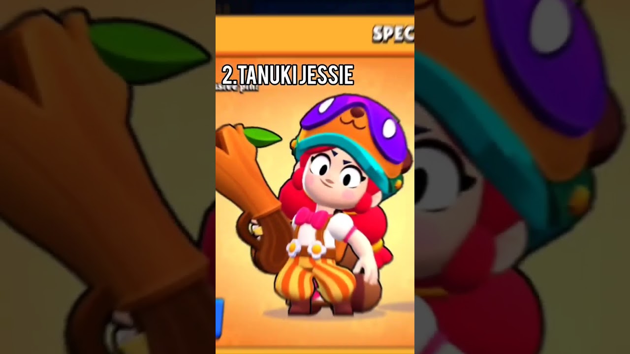 Top 5 best jessie skins in brawl star🔥 
