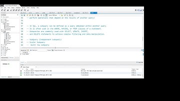 MySQL subQuery part 1
