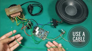 How to remove the buzz from the power amplifier