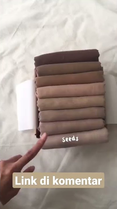 hijab segi empat warna nude pastel #hijab #shorts #shopeehaul
