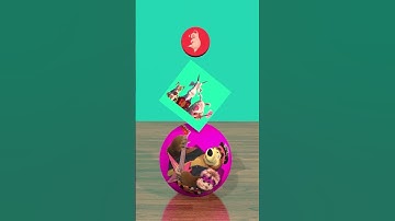 Masha and the Bear Spinning tower #shorts #animation #funny