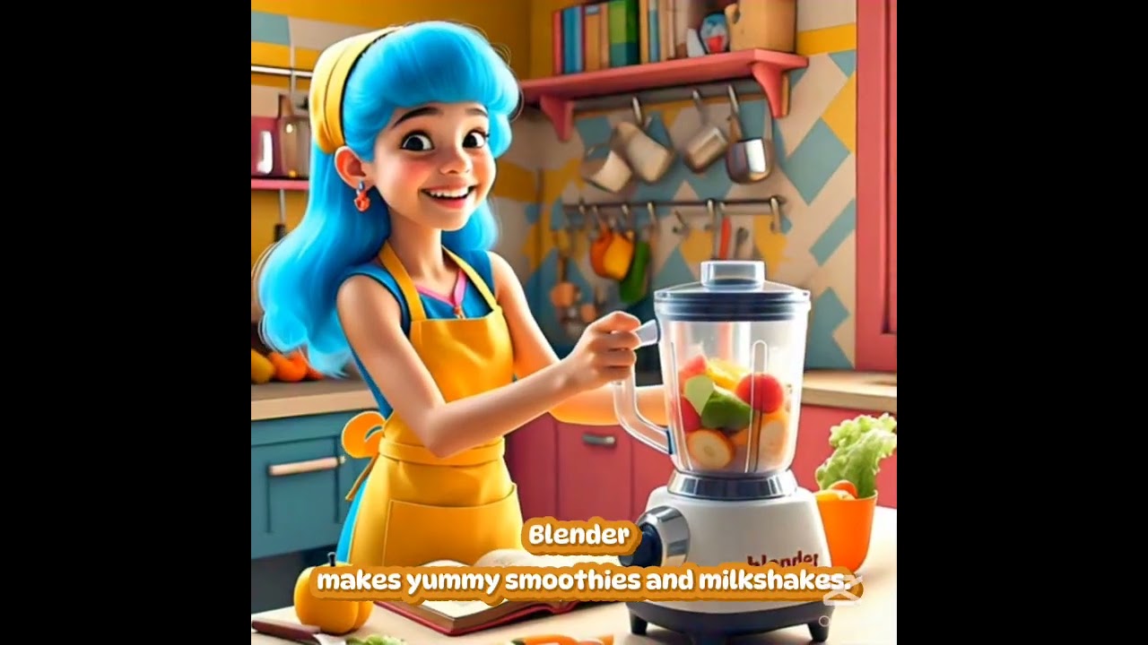 Learn Kitchen Items| Educational | Learn English| Daily Vocabulary 