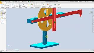 Autodesk inventor Slider Crank Mechanism Exercise  52