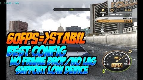 CONFIG NEED FOR SPEED MOST WANTED DI DOLPHIN EMULATOR ANDROID - BEST SETTINGS NFS MOST WANTED