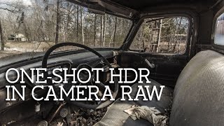 One Shot HDR in Camera RAW (Photoshop) screenshot 5