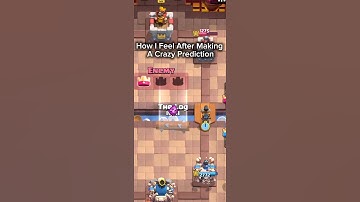 How I Feel After Making A Crazy Prediction #shorts #clashroyale #predictions #fail #memes #viral