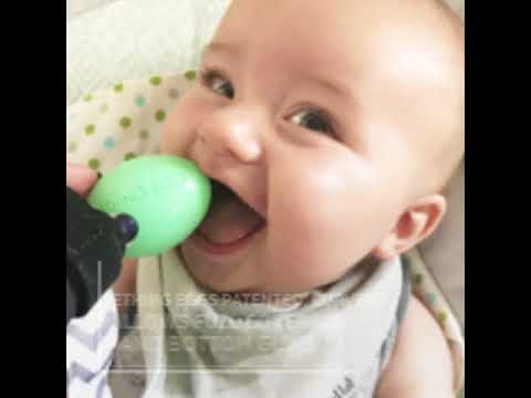 Teething Pain is no fun but The Teething Egg will help - YouTube