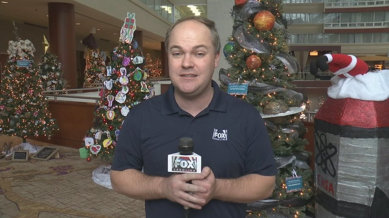 Greenville's Festival of Trees lights up the downtown Hyatt! YouTube