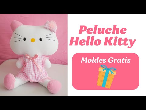 Tutorial – Peluche Hello Kitty (Paso a paso) MOLDES GRATIS