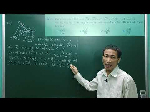 Giải Đề Thi Thử Toán TN THPT Lần 1 Năm 2022 -Trường THPT Chuyên Lê Thánh Tông- Quảng Nam -Câu 45; 46 #HOT