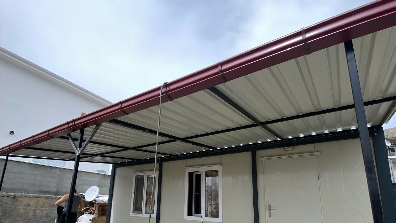 Konteyner sundurma yapımı 7*3 m2