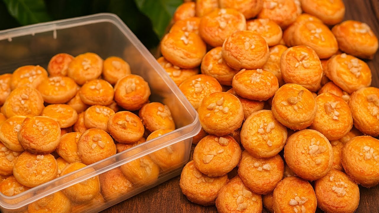 TANPA MIXER INI DIA KUE LEBARAN PALING ENAK. KUE KERING KACANG BIKIN NAGIH !!