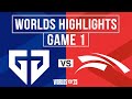 GEN vs HLE Highlights Game 1 | Worlds 2025 Quarterfinals | Gen.G vs Hanwha Life Esports