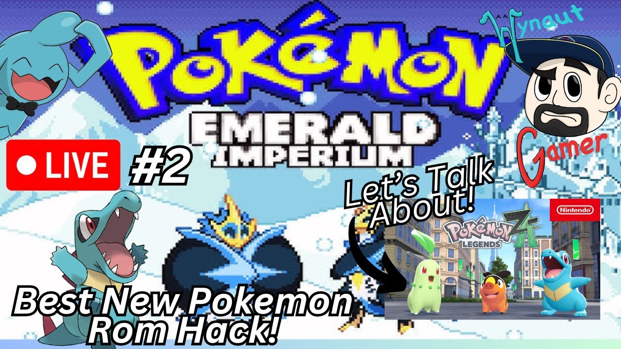 Let's Talk Pokemon AZ! Pokemon Emerald Imperium! Best New Pokemon Rom Hack! #2