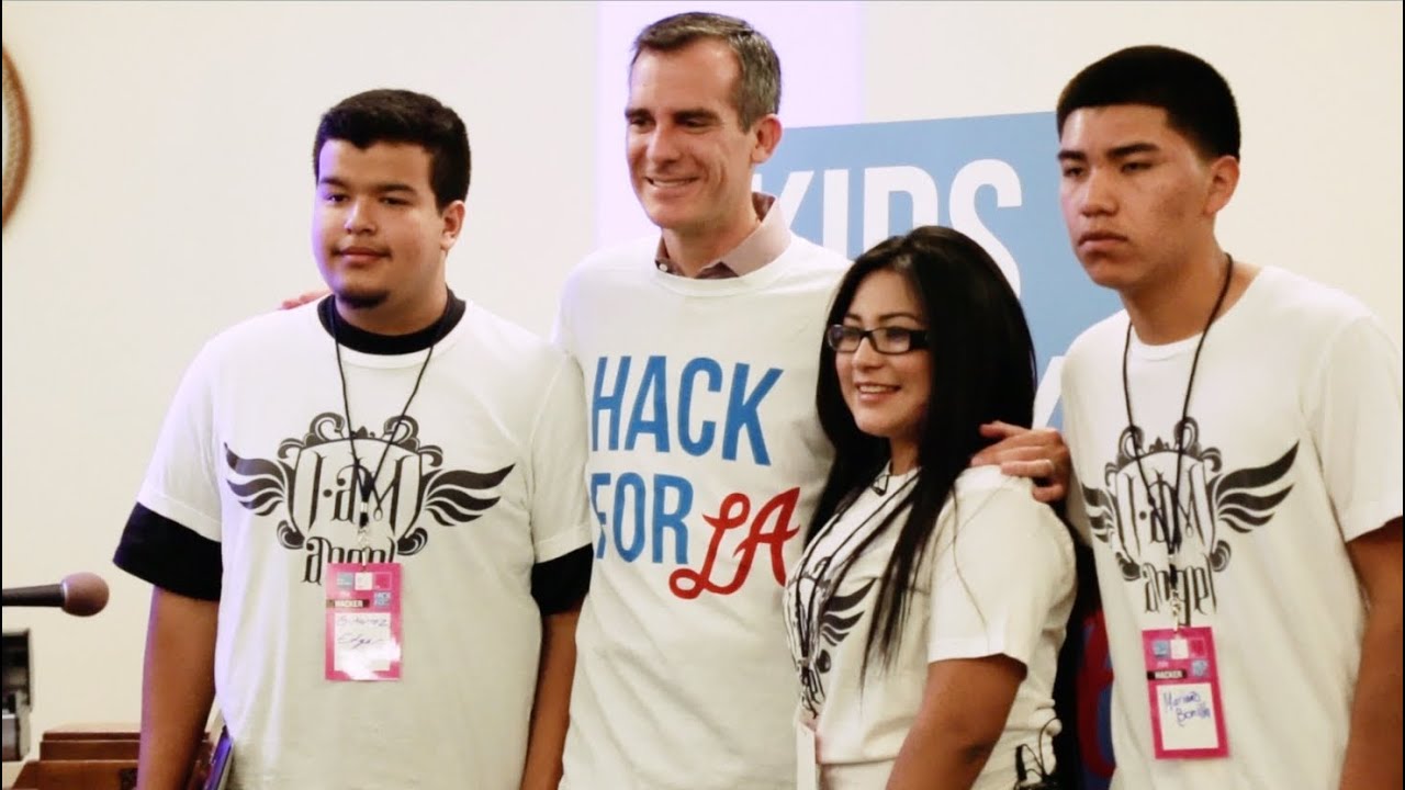 Hack for L.A. 2014 at Los Angeles City Hall - YouTube