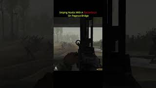 Extended Range Comes In Handy When You're Defending A Bridge On DDay - Call of Duty (2003)