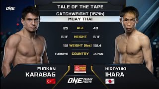 Furkan Karabag ONE Friday Main Event | Check weight & Fight day 🇹🇷 SUBTITLES