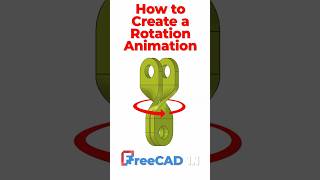 FreeCAD Turntable Animation in 1 Minute #freecad #cad #freecadtutorial