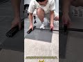 Detail Process Aligning Tile Edges with Guide Tool for Precise Cutting Lines #dailywork