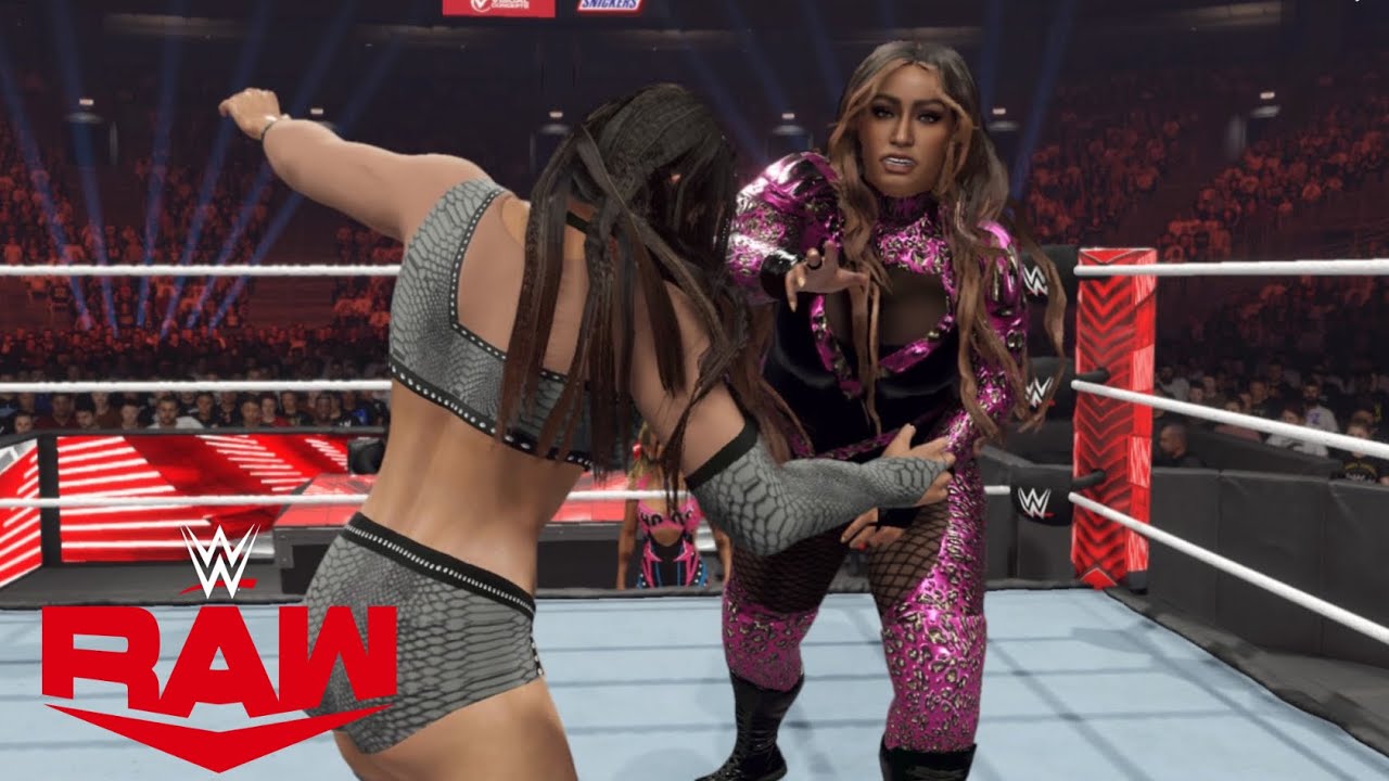 WWE 2K24 RAW CHELSEA &RHEA SEGMENT + CHELSEA GREEN(W/EVA MARIE&CARMELLA ...
