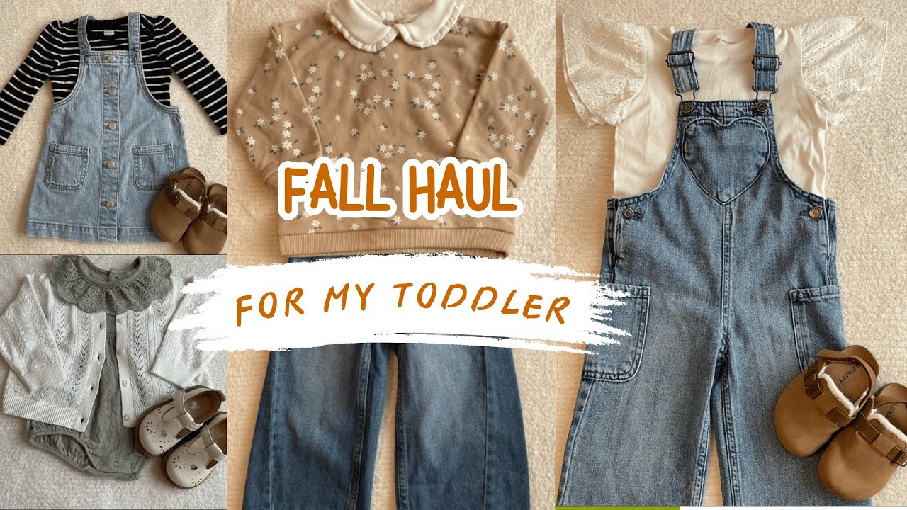 🍁 2025 Fall Toddler Girl Clothing Haul | Wal-Mart | JC Penney | Target | Old Navy | Gap | Affordable