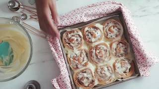 Fluffy Homemade Cinnamon Rolls made with Nestlé Sweetened Condensed Milk