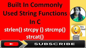 Built In Commonly Used String Functions In C |ratan agarwal it informer