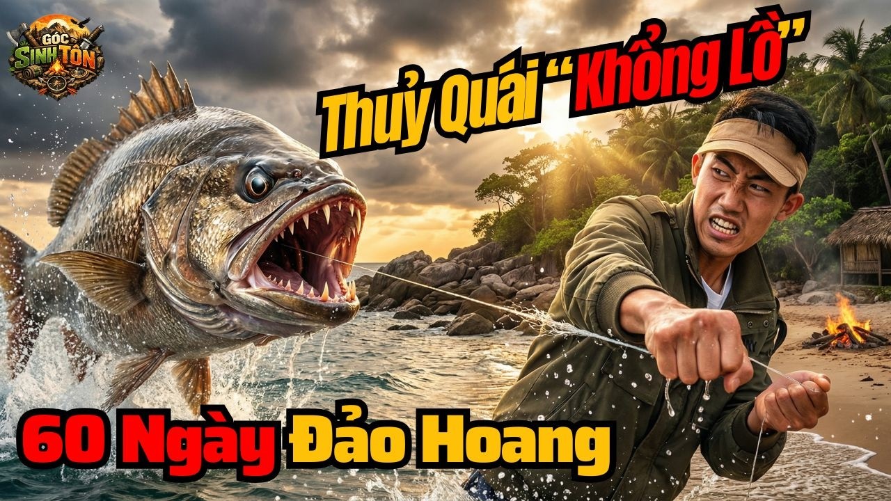 60 Ngày Sinh Tồn Độc Hành: Ăn Sạch Các Loại Cá Hiếm Trên Đảo Hoang