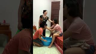 Mother-In-Law And Daughter-In-Law Daily Life Of A Couple 