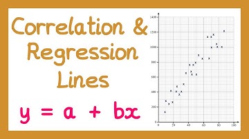 Correlation and Regression Lines - Year 1 Statistics [A-level]