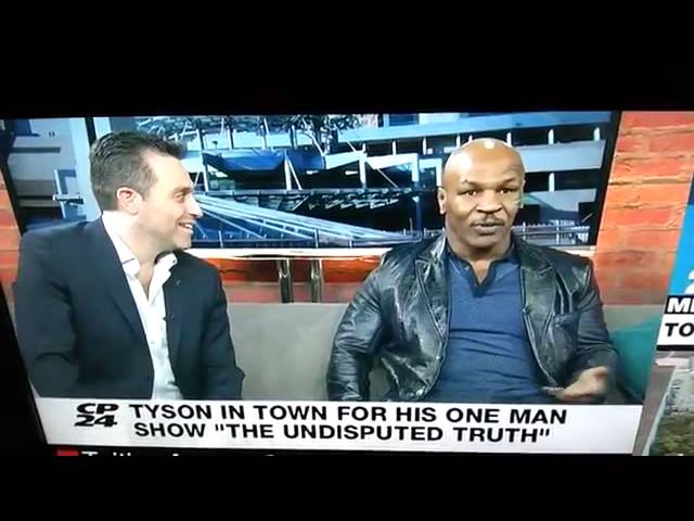 Mike Tyson Says To News Anchor Fuck You And Calls Him A Piece Of Shit Live On The Air