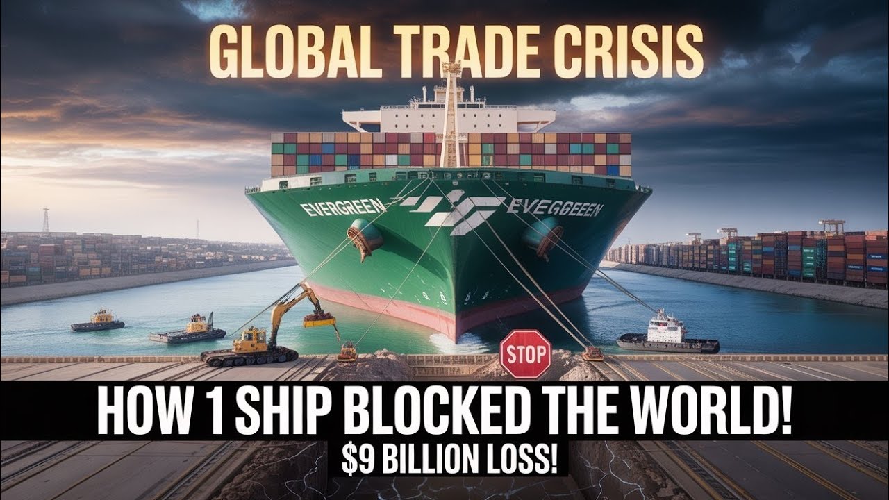 How One Ship CRASHED the Global Economy! | Ever Given Suez Canal Blockage Explained in malayalam