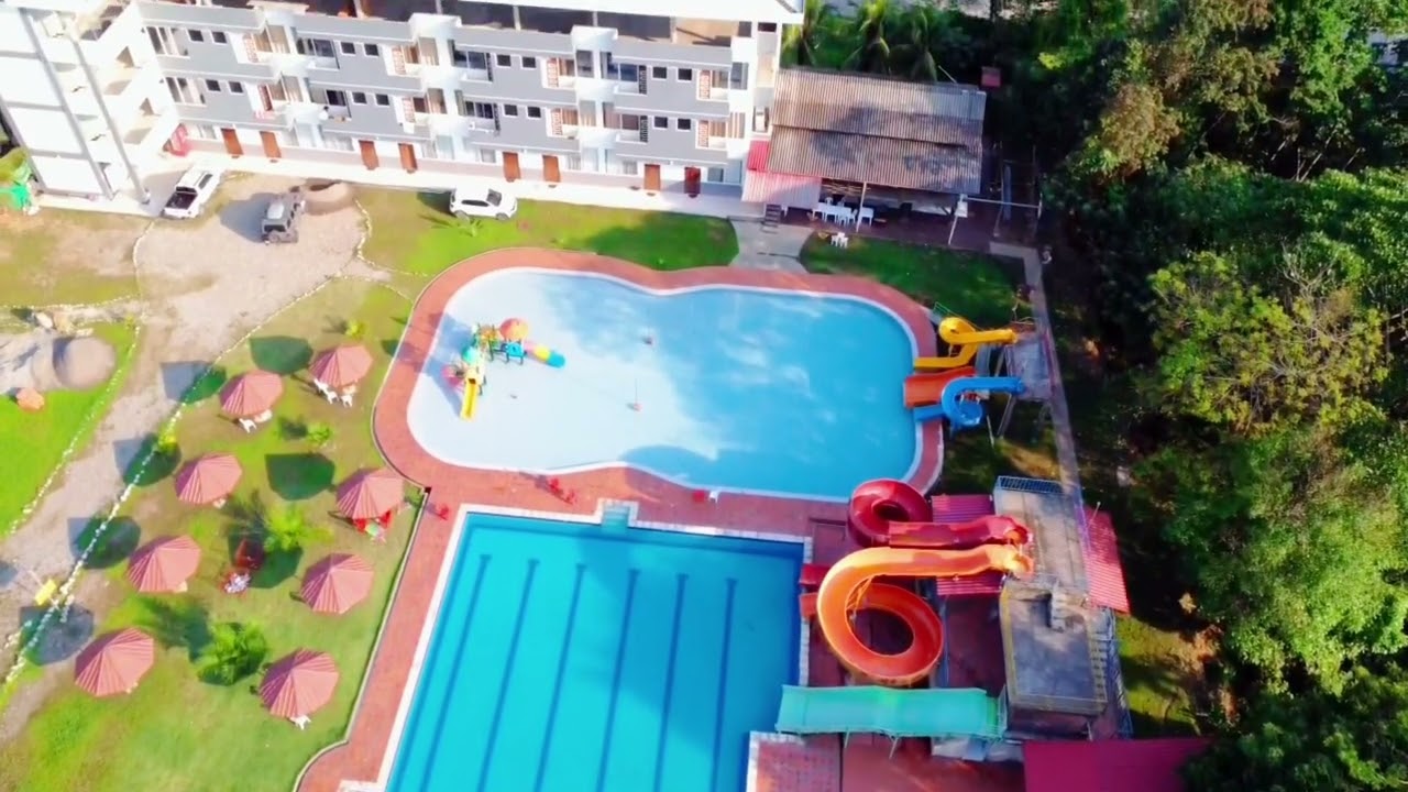 Vista desde un Dron a Villa Tunari