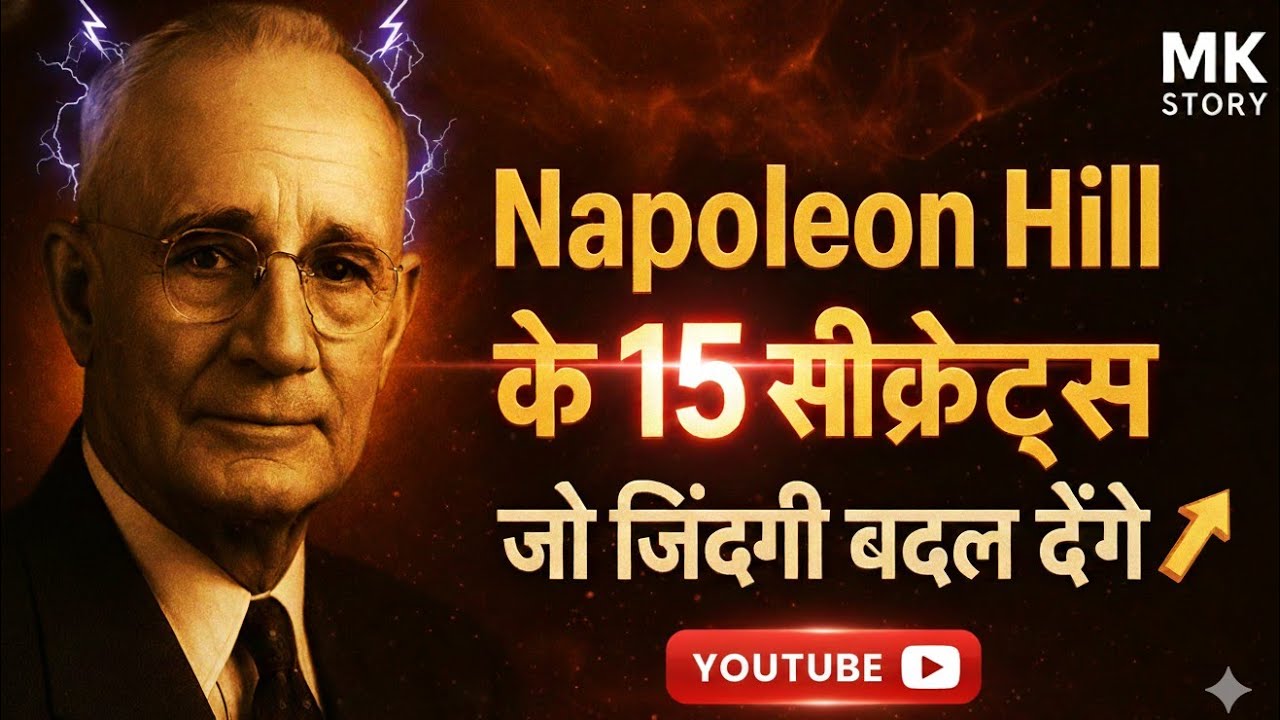 Napoleon Hill के 15 Secrets — सिर्फ 30 दिन में किस्मत बदलने का फॉर्मूला 🔥 Think and Grow Rich