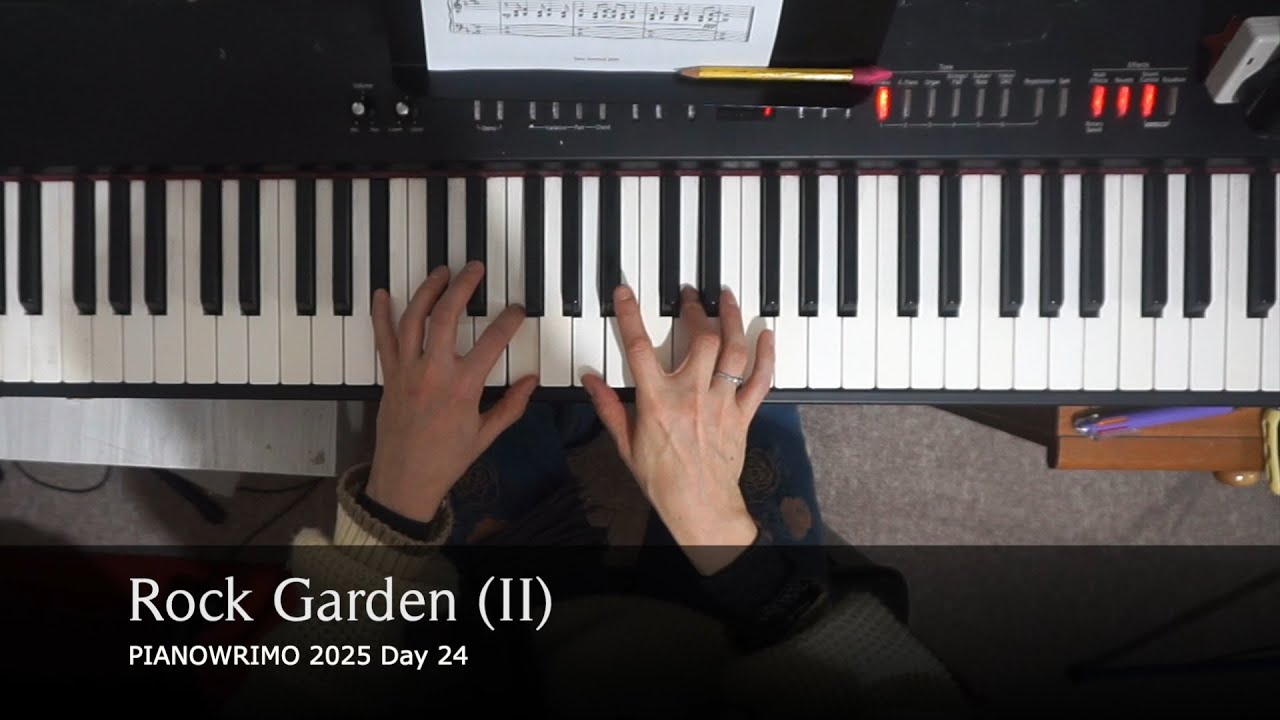 Rock Garden (II) - Pianowrimo 2025 day 24 | Sara Garrard