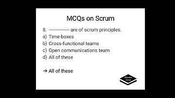 MCQs on Agile Development for Online Examination