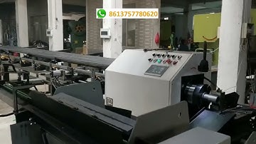 Full automatic pipe cutting and chamfering machine production line