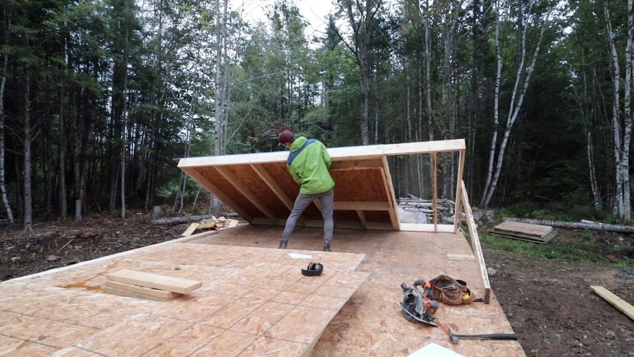 THE WALLS ARE GOING UP! (Framing the Walls for Our Off-Grid Cabin ...