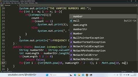 Vampire Number in Java | ISC Computer Science 2024 Practical