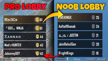 6 Best Ways to Get Noob Lobby in PUBG Mobile